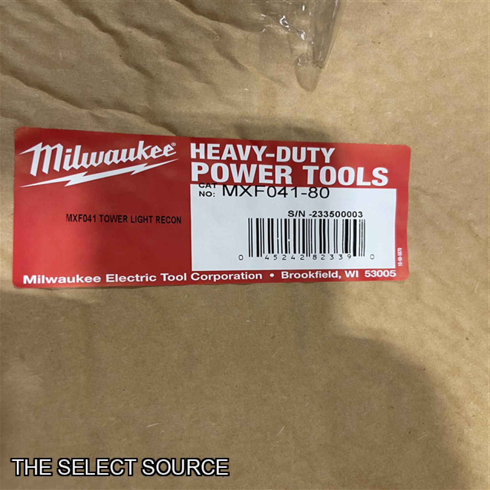 As-IS Milwaukee MXF041-80 TRipod light (one pallet)
