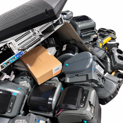 USED Mixed IT Equipment Gaylord – Zebra Printers, Handheld Scanners & More