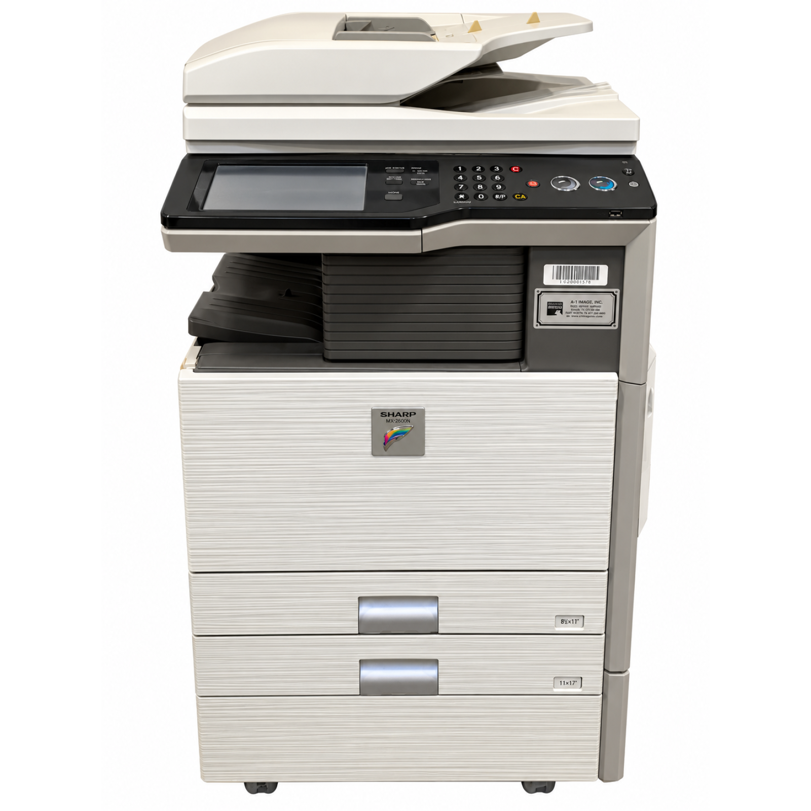 SHARP MX-2600N COLOR LASER COPIER / PRINTER / SCANNER – SALVAGE - USED – POWERS ON – TONER INCLUDED
