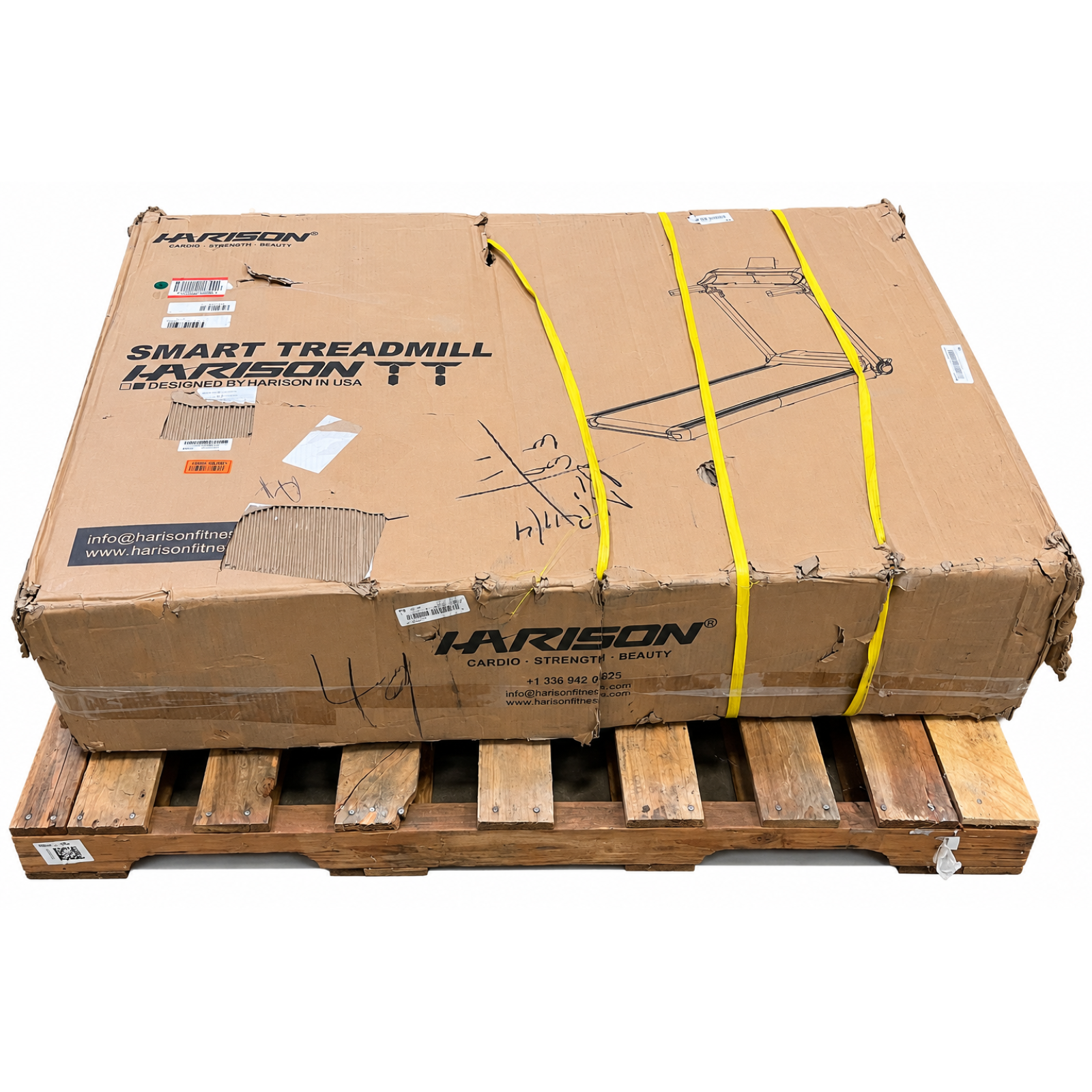NEW HARISON TT SMART TREADMILL – ORIGINAL BOX DAMAGED