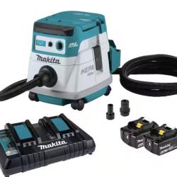 Springtown- Makita 18V X2 LXT Brushless Cordless 2.1 Gallon Dry Dust Extractor Kit 5.0Ah
