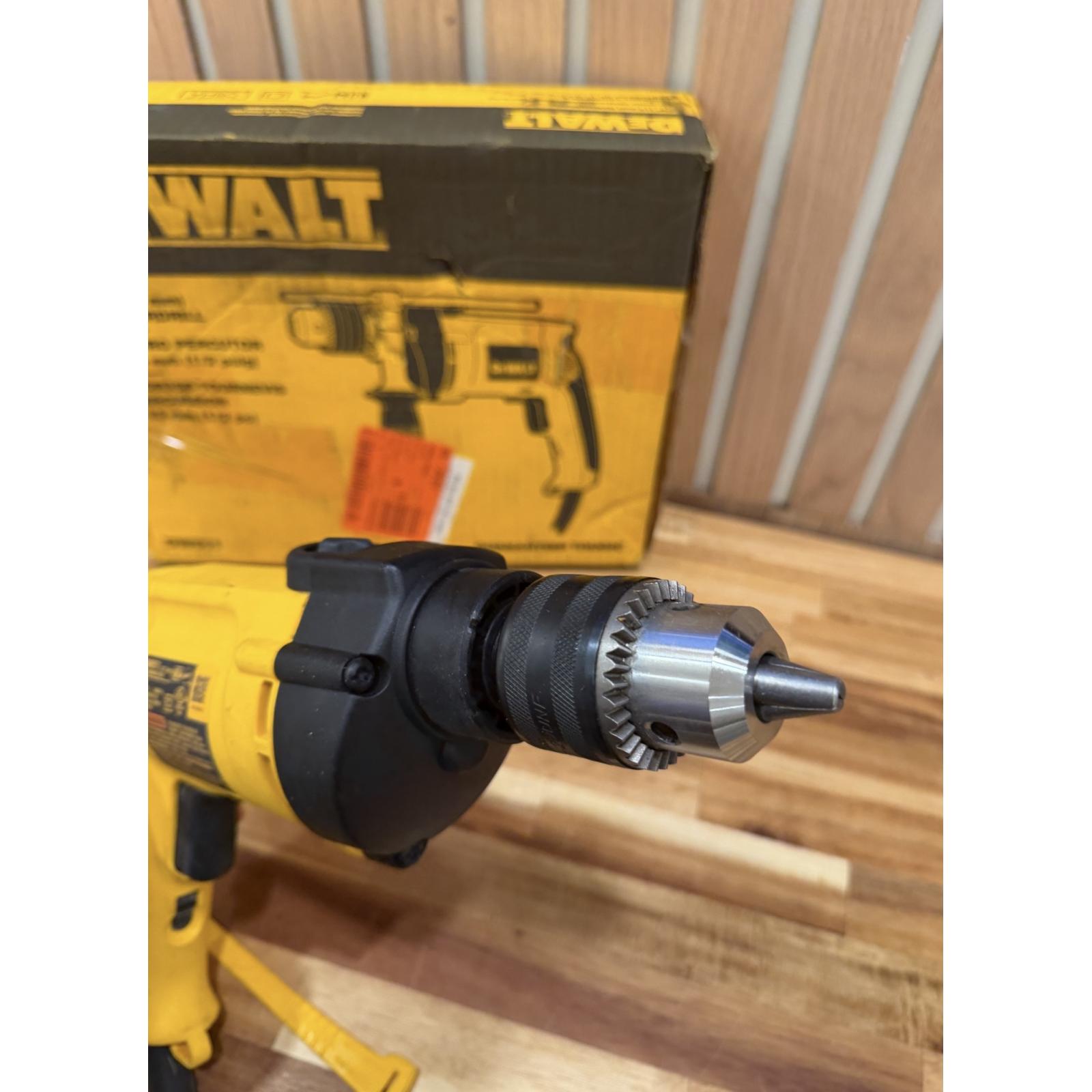 DEWALT 7.8 Amp Corded 1/2 in. Variable Speed Reversible Hammer Drill