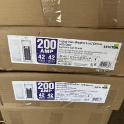 Springtown Location-11 Total Breakers Boxes-  NEW! 200 Amp Indoor Main Breaker Load Center