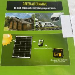 Springtown Location- Pallet of 5 NEW 12V Crystalline Solar Panels
