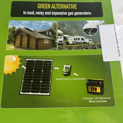 Springtown Location- Pallet of 5 NEW 12V Crystalline Solar Panels
