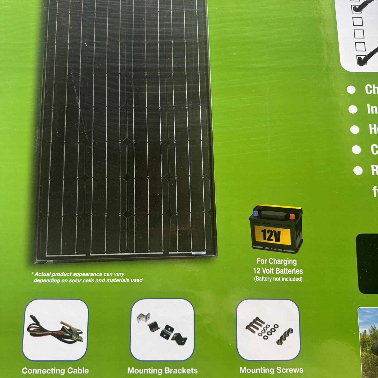 Springtown Location- Pallet of 5 NEW 12V Crystalline Solar Panels