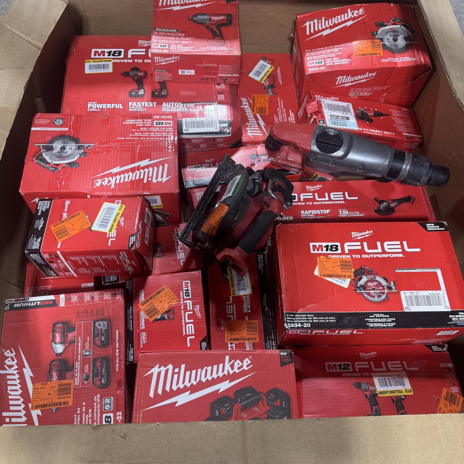 Springtown Location- Mixed Pallet Milwaukee Items