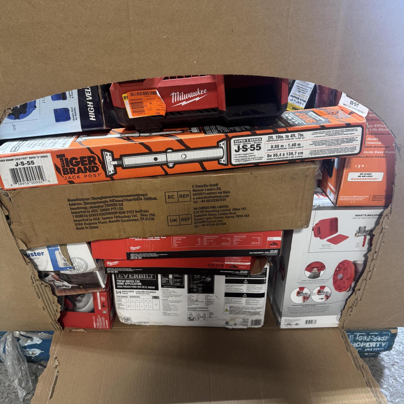 Springtown Location- Pallet Miscellaneous Tools, Household, Accessories, Handheld Items etc.