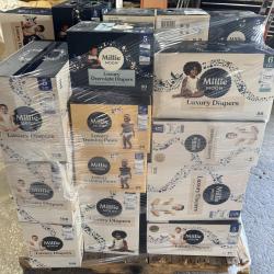 Springtown Location- Bullseye Mixed Diaper & Wipe’s Pallet (Approx 50 items)