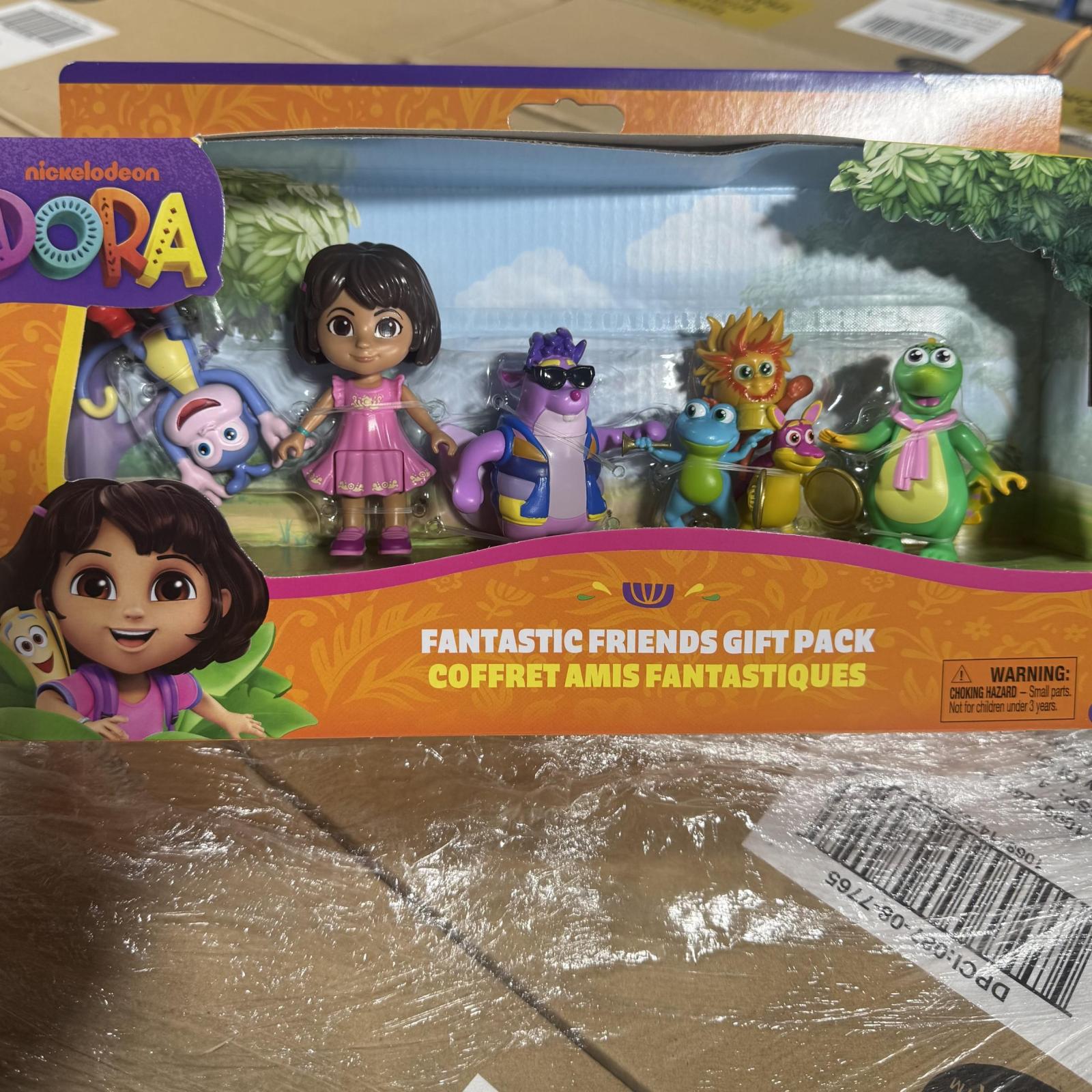 Springtown Location- Pallet of Approx. 50 Boxes of Dora Fantastic Friends Set- 4 Per Box Approx. 200 total