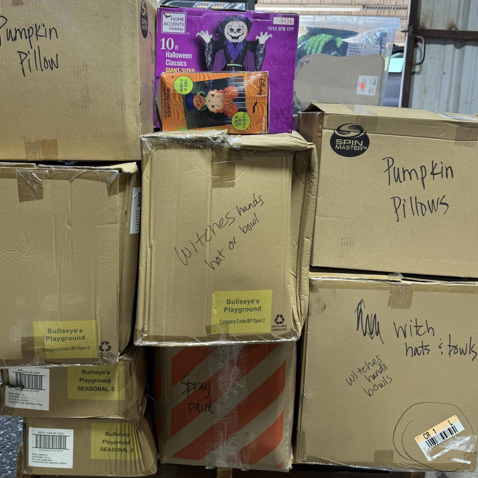 Springtown Location- Mixed Pallet Halloween Items