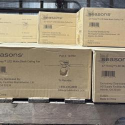 Springtown Location- 15 Total Seasons 42” Ceiling Fans- New in Box