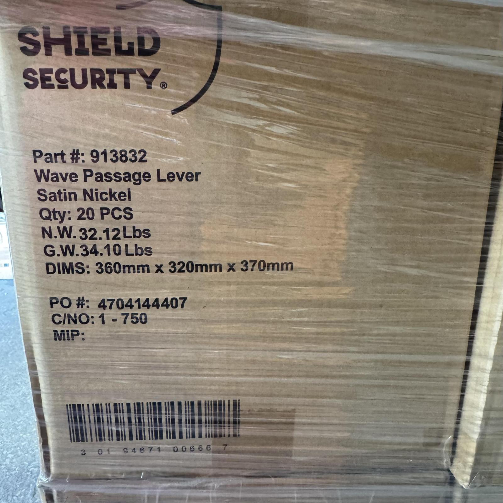 Springtown Location- Pallet of Passage Levers- 27 boxes - New