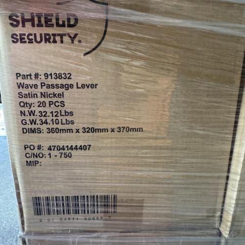 Springtown Location- Pallet of Passage Levers- 27 boxes - New