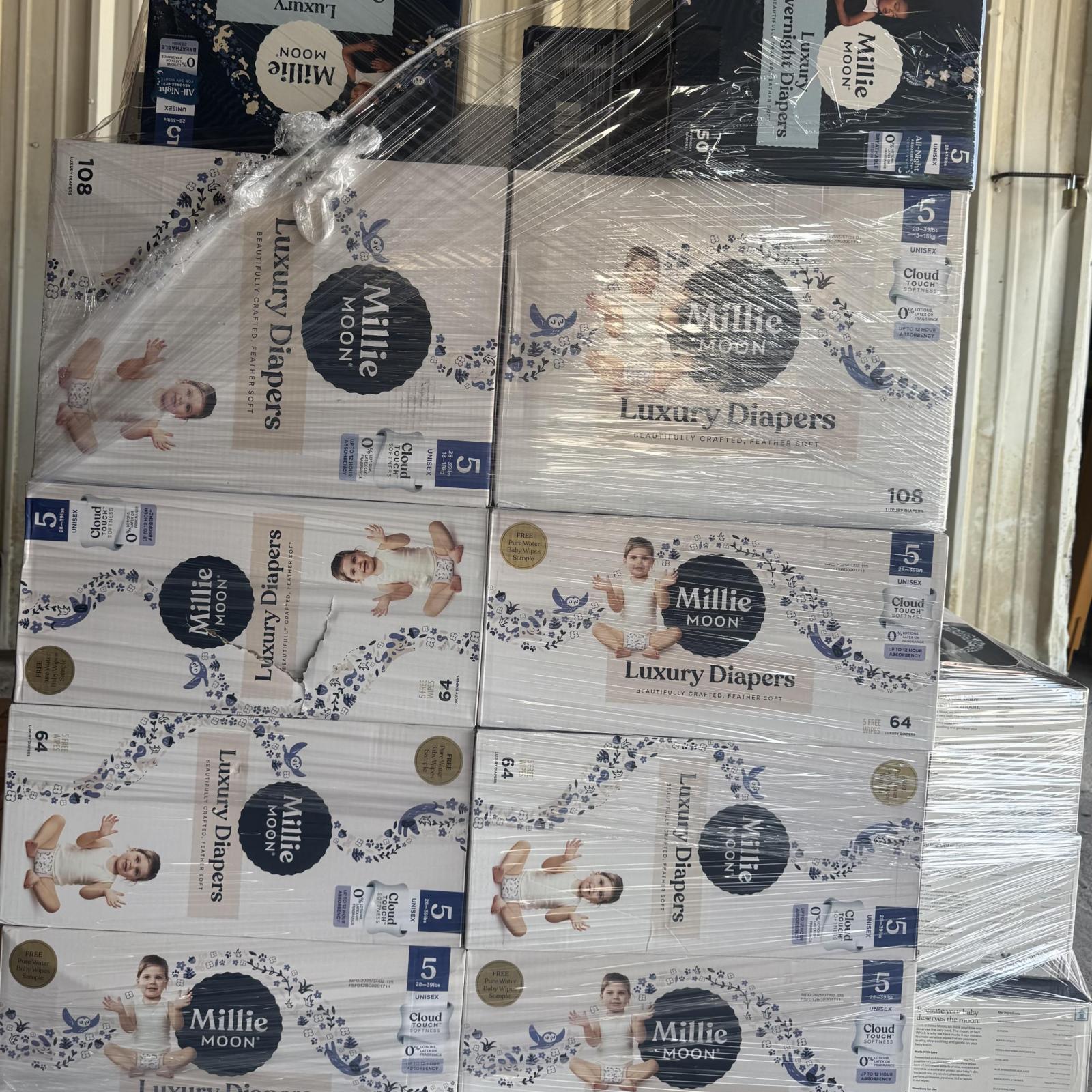Springtown Location- Diaper & Wiped Pallet Approx 50 items