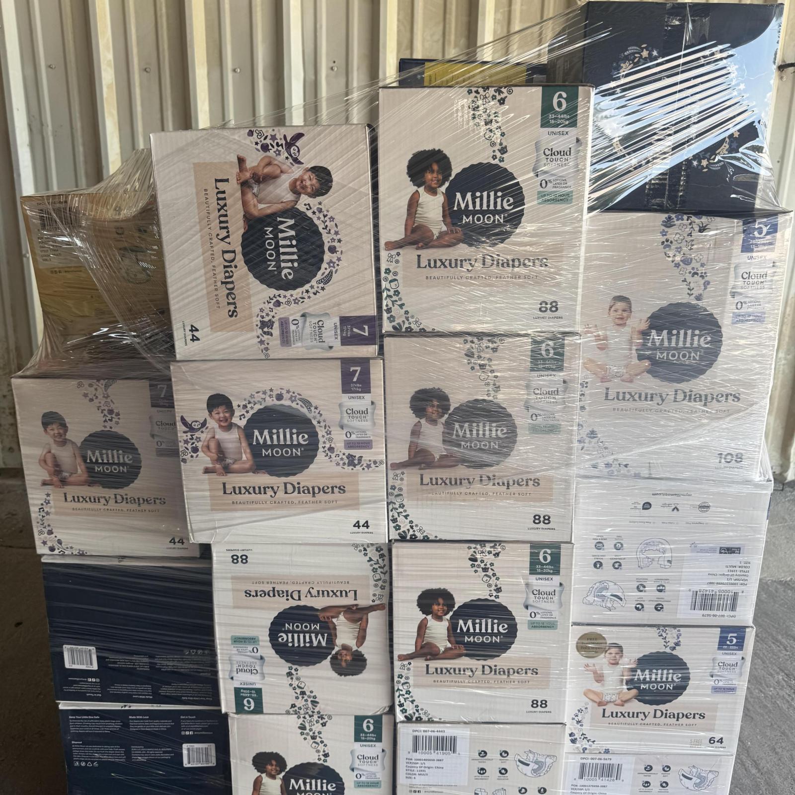 Springtown Location- Diaper & Wiped Pallet Approx 50 items