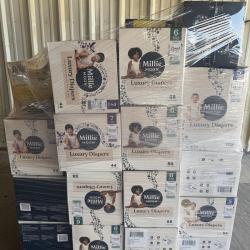 Springtown Location- Diaper & Wiped Pallet Approx 50 items
