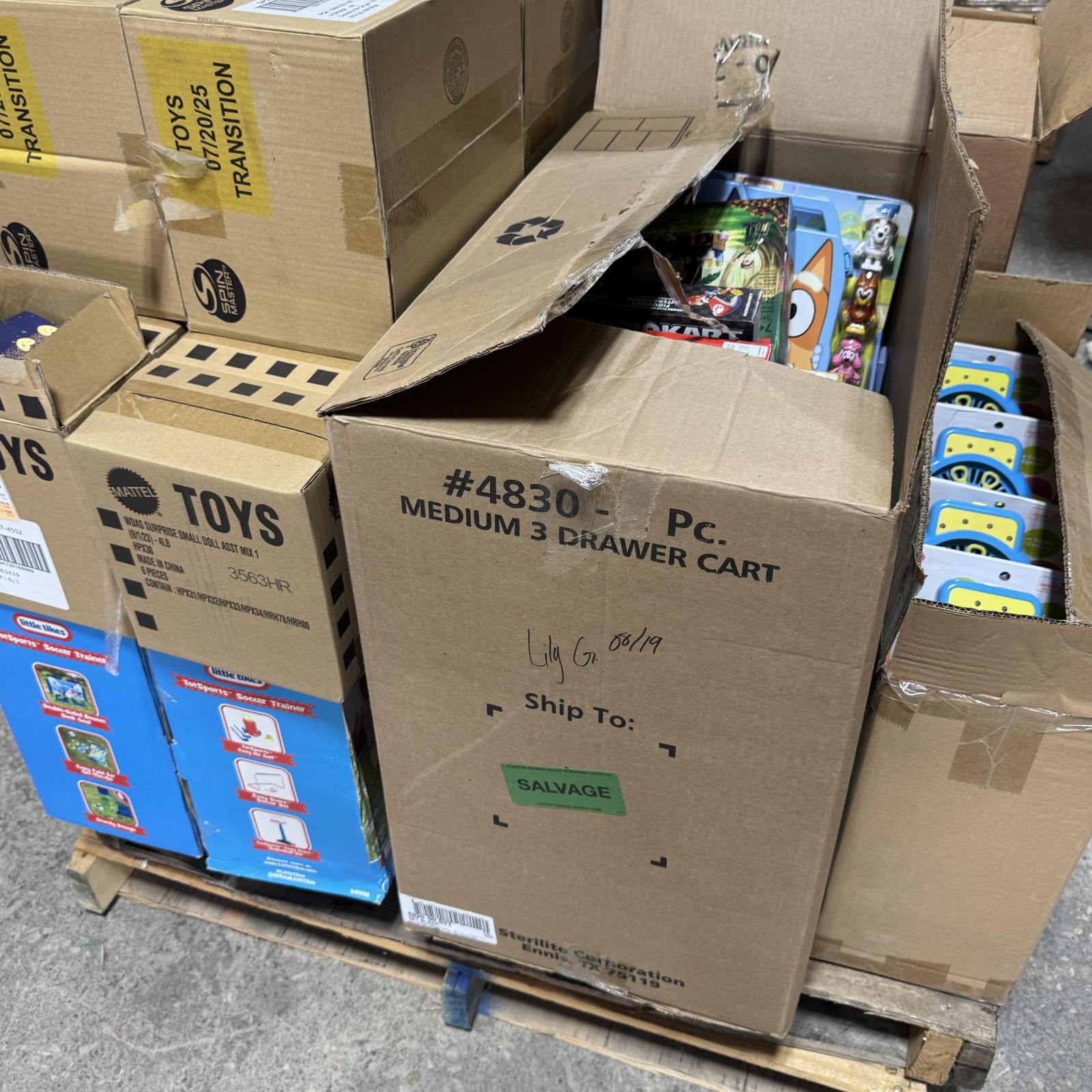 Springtown Location- Bullseye Pallet- Toys, Legos, Pillowfort Blankets & More.
