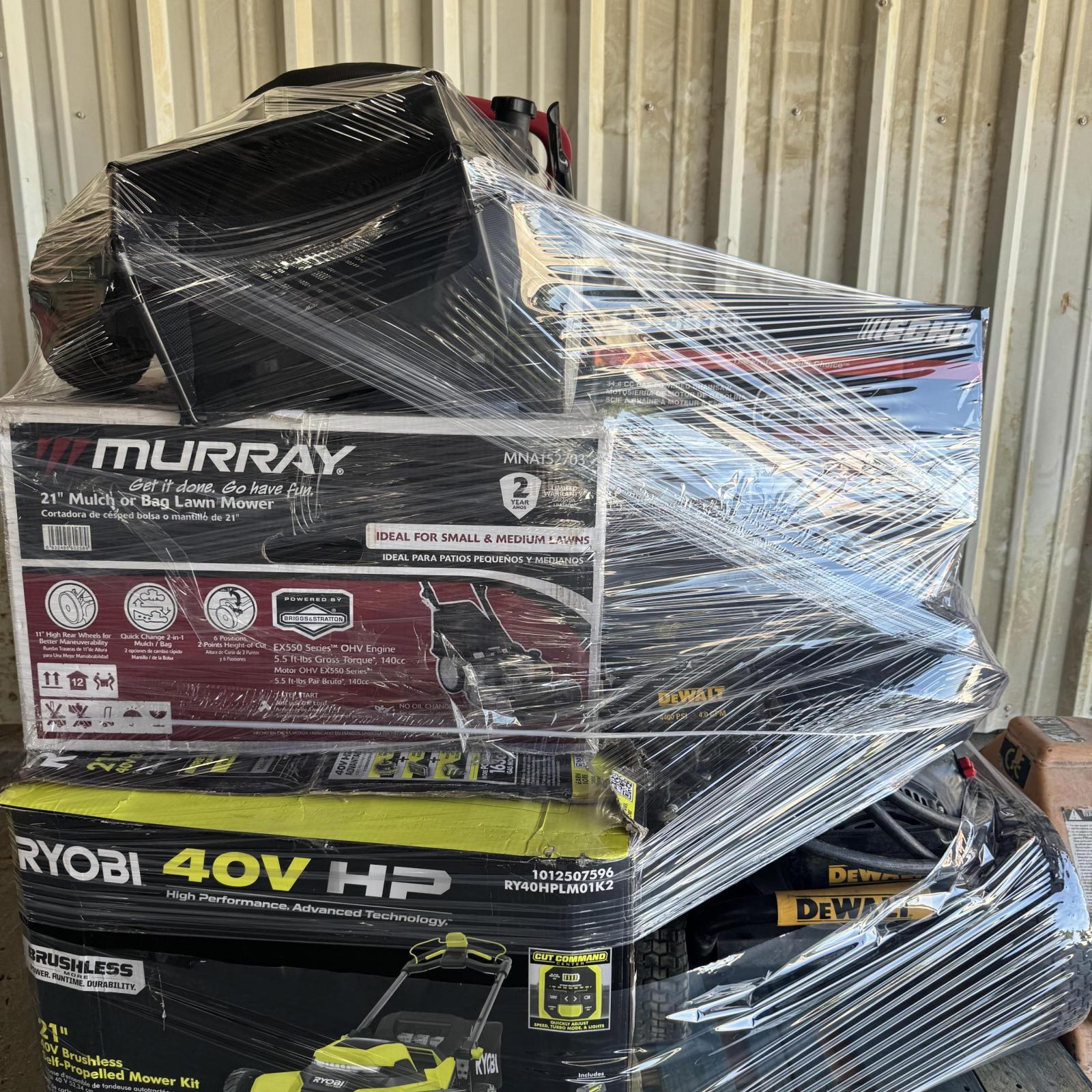 Springtown Location- Power Equipment- mixed pallet