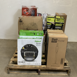Mixed Vacuum & Small Appliance Return Pallet – Hoover, Shark, iRobot, Bissell, Frigidaire & More – Used/Unprocessed Returns
