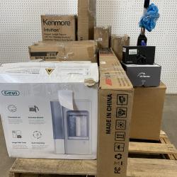 LOT OF 12 - Mixed Used AS-IS Returns Lot – Vacuums, Air Fryer Oven, Ice Maker, Steam Cleaner – $1,926 MSRP
