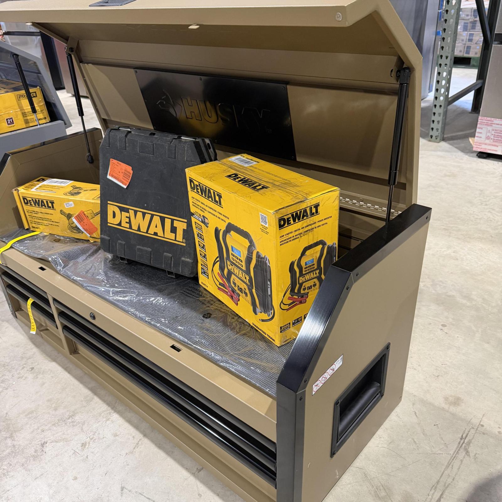 DEWALT TOOLS AND TOOL BOX