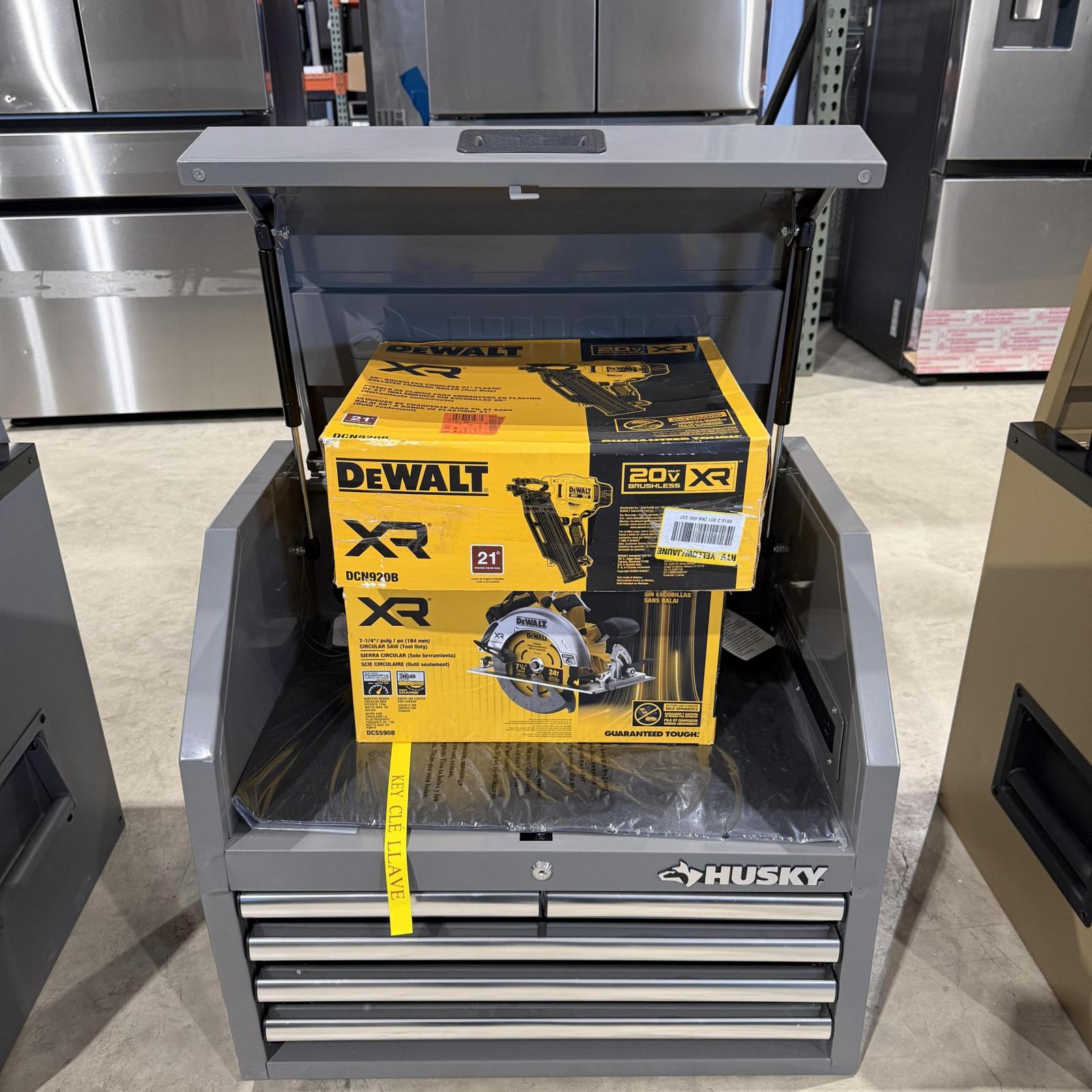 DEWALT TOOLS AND TOOL BOX