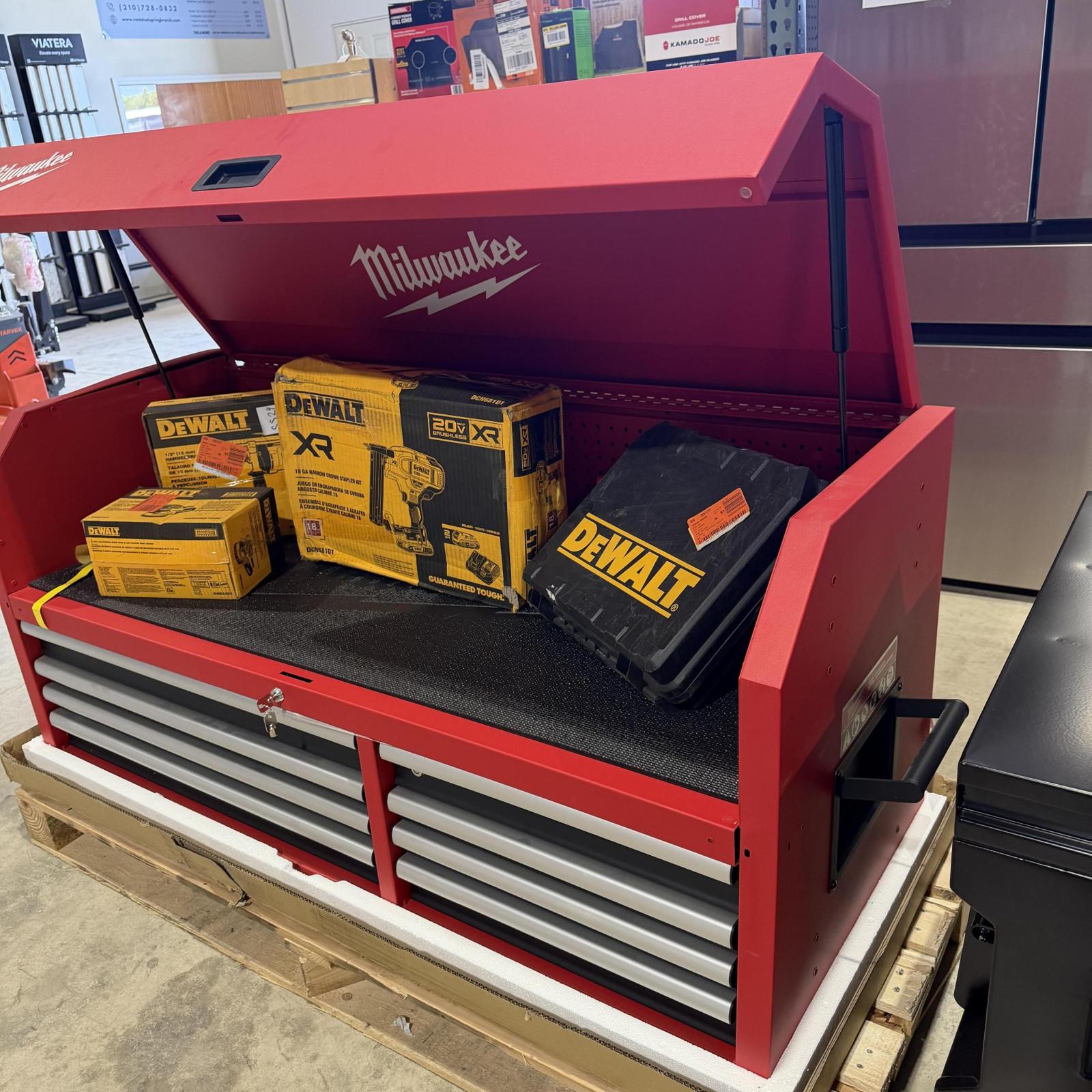 DEWALT TOOLS AND TOOL BOX
