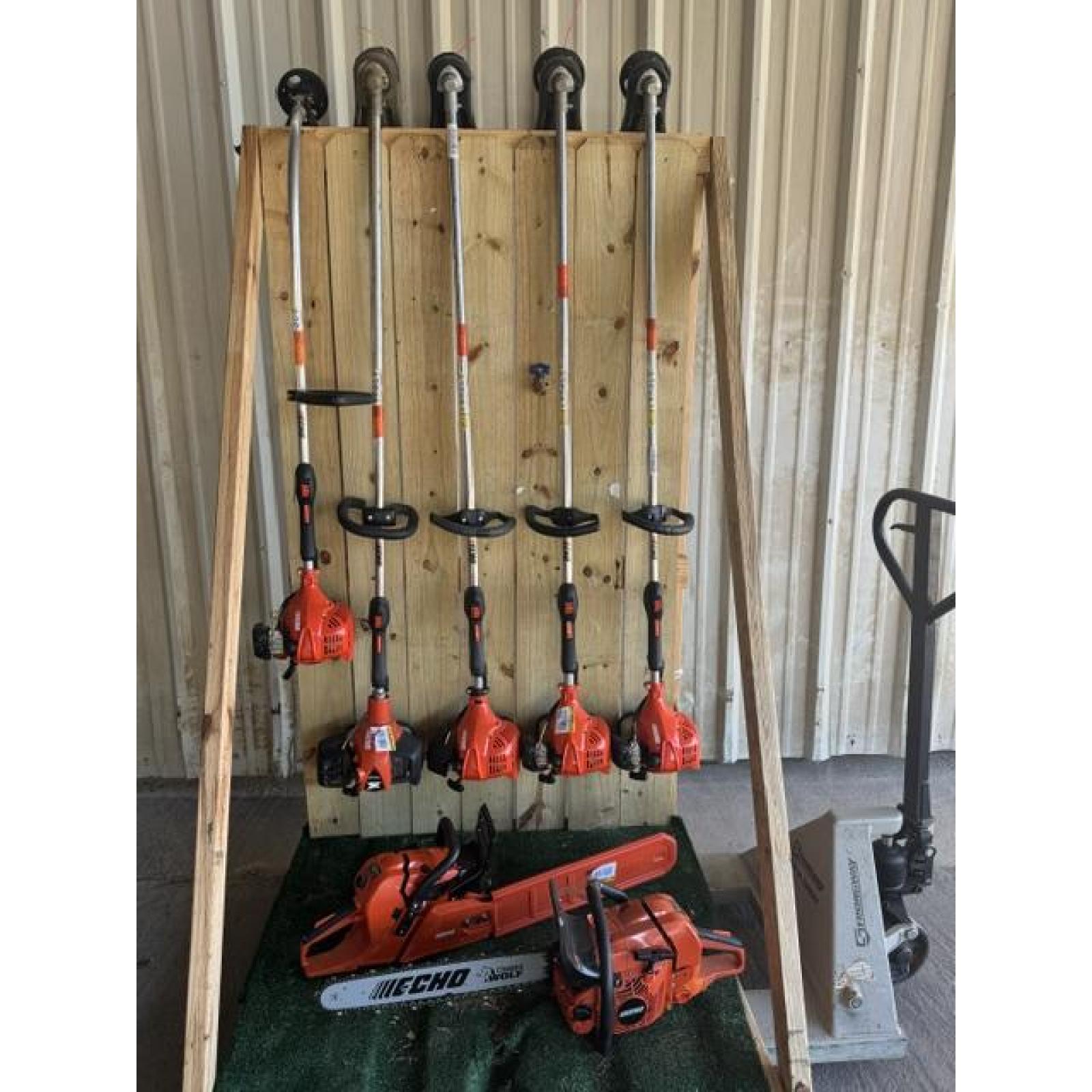 Springtown Location-5 Echo Weed Eater, 2 Echo Chainsaws