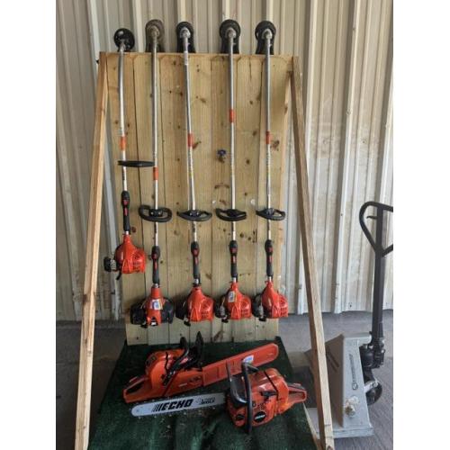 Springtown Location-5 Echo Weed Eater, 2 Echo Chainsaws