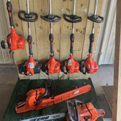 Springtown Location-5 Echo Weed Eater, 2 Echo Chainsaws