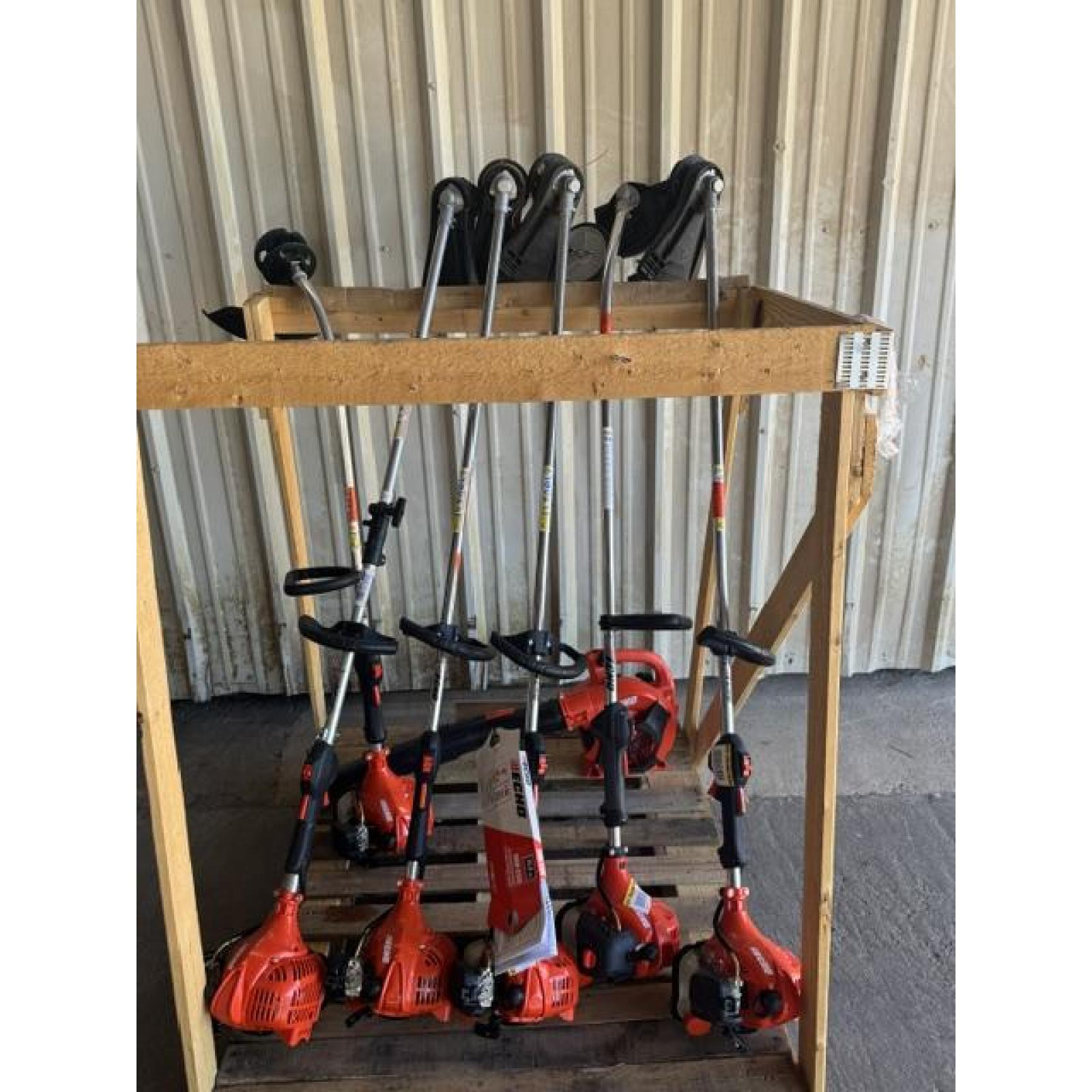 Springtown Location- 5 Echo Weed Eaters, 1 Echo edger, 1 Echo Blower