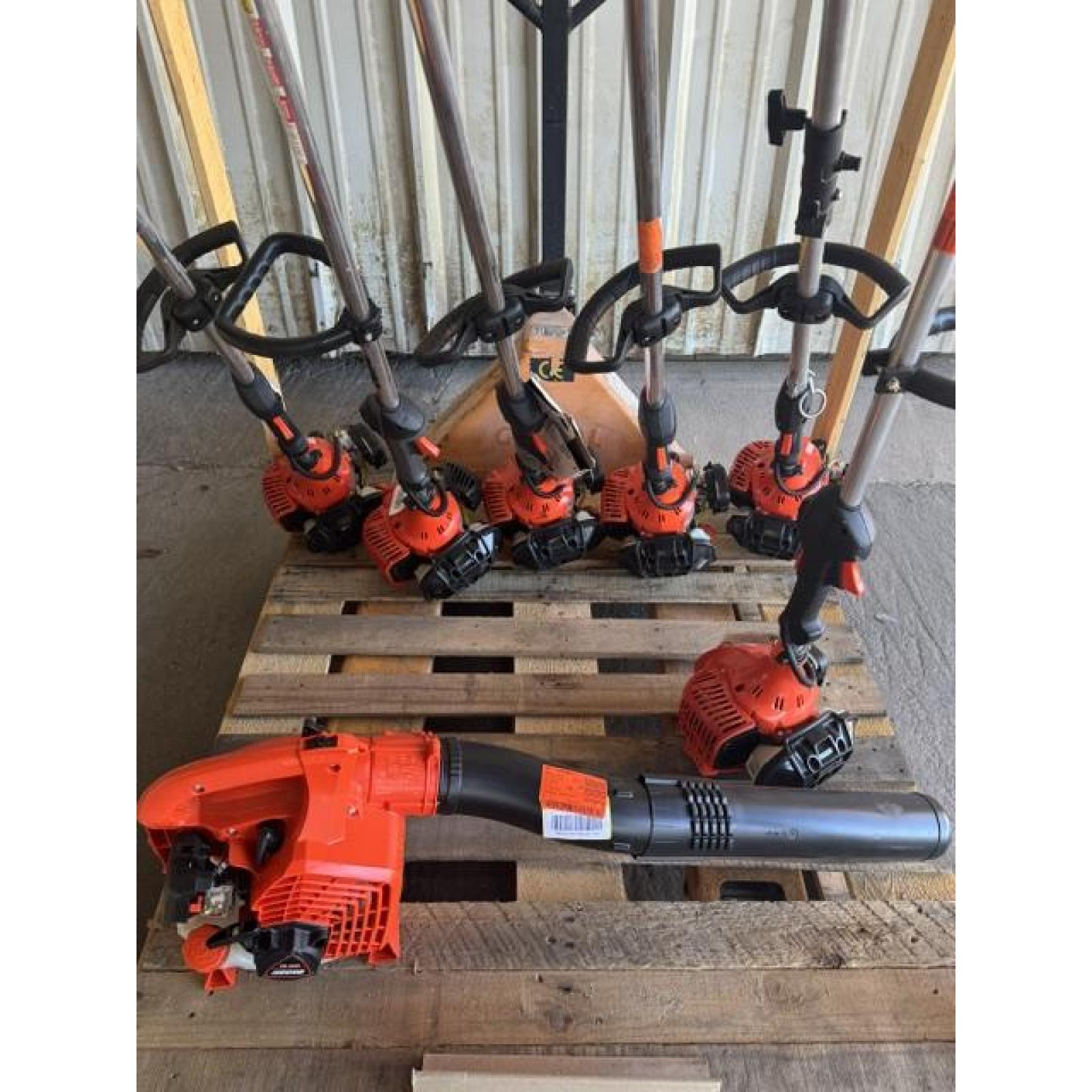Springtown Location- 5 Echo Weed Eaters, 1 Echo edger, 1 Echo Blower