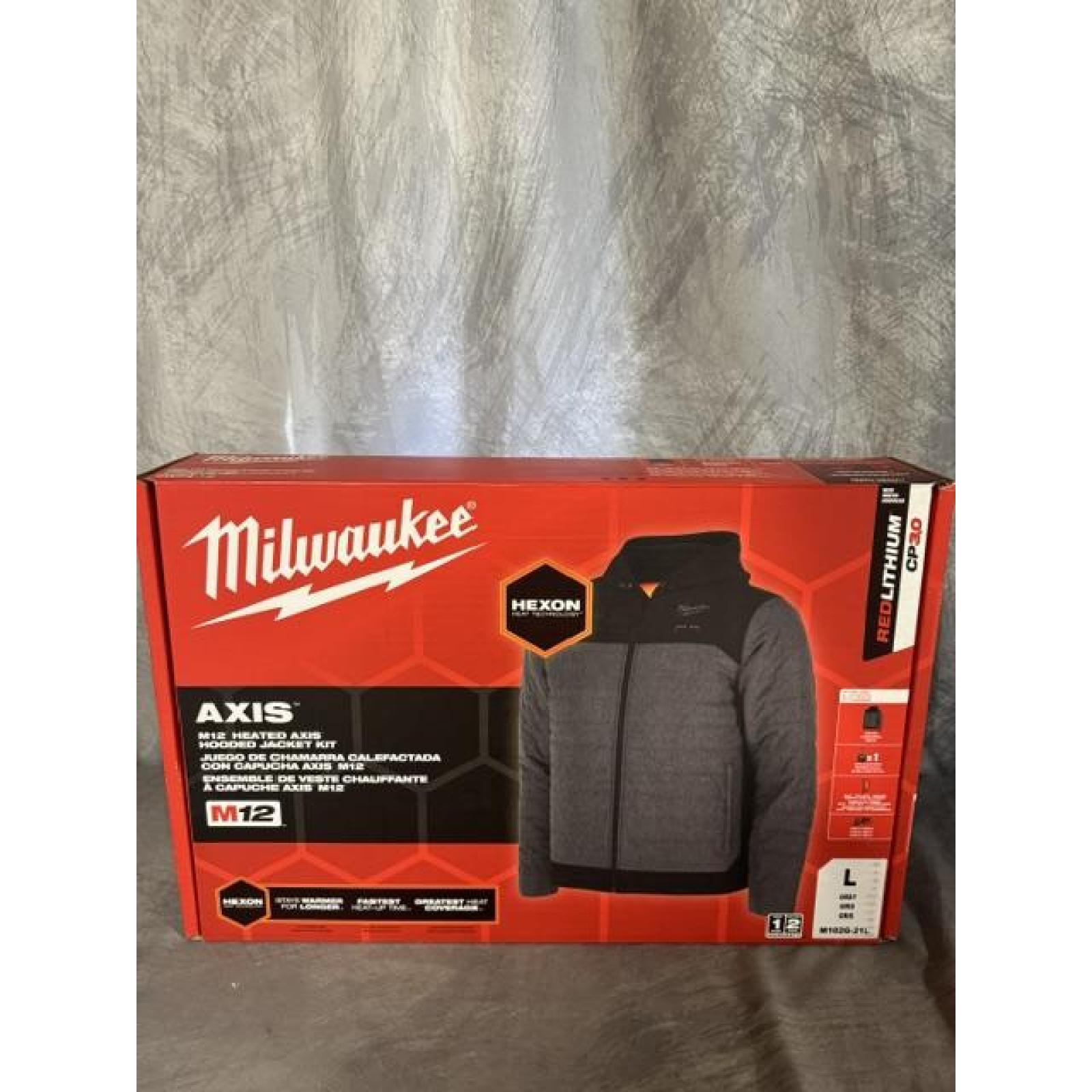 Springtown Location-Milwaukee M102G-21L M12 12V Durable Li-Ion Heated AXIS Jacket L