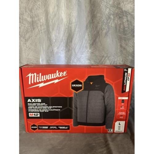 Springtown Location-Milwaukee M102G-21L M12 12V Durable Li-Ion Heated AXIS Jacket L
