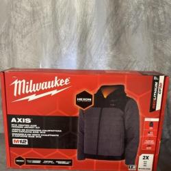 Springtown Location-Milwaukee M102G-212X M12 12V Heated AXIS Jacket Kit - Gray XXL