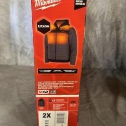 Springtown Location-Milwaukee M102G-212X M12 12V Heated AXIS Jacket Kit - Gray XXL