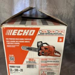 Springtown Location- Echo 20 in. 59.8 cc Gas 2-Stroke Rear Handle Timber Wolf Chainsaw