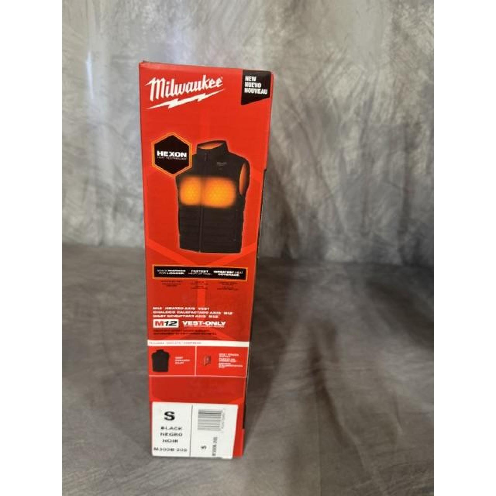 Springtown Location-Milwaukee Men Small M300B-20S M12 Heated Black Axis Vest