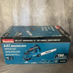 Springtown Location-Makita XCU10SM1 18V LXT Brushless Cordless 12 Top Handle Chain Saw