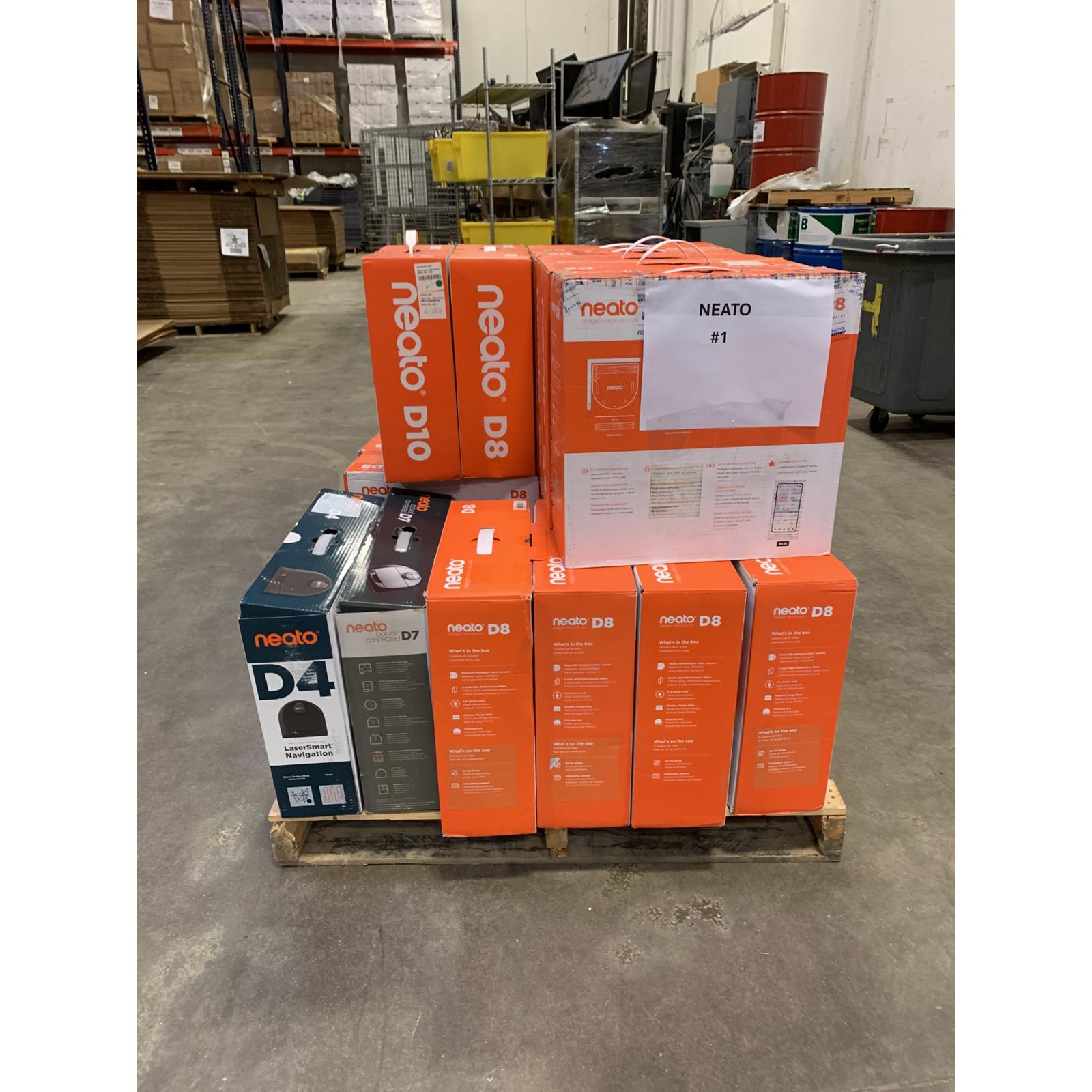 Irving Location -PALLET OF 20 NEATO ROBOT VACUUMS