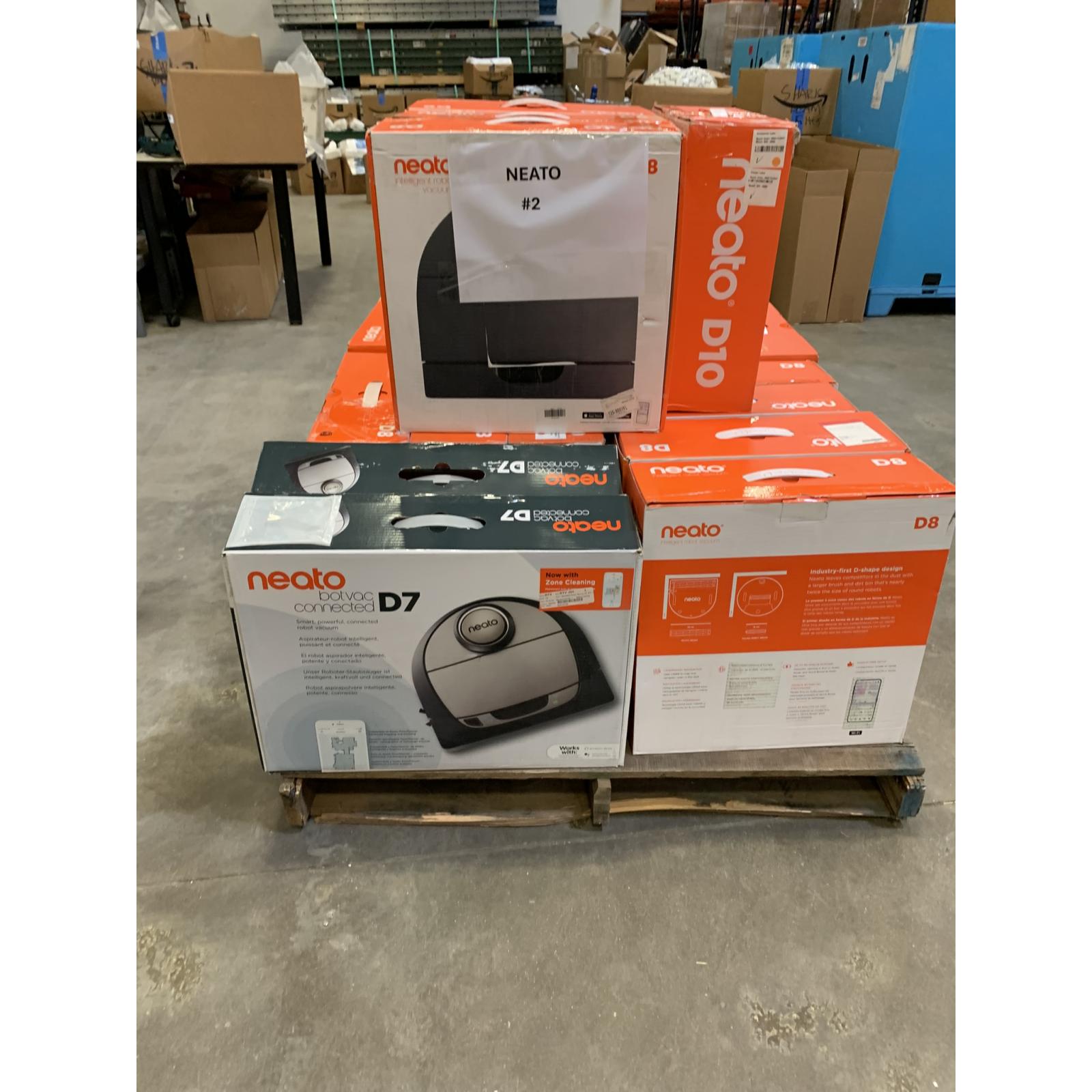 Irving Location- PALLET OF 20 NEATO ROBOT VACUUMS