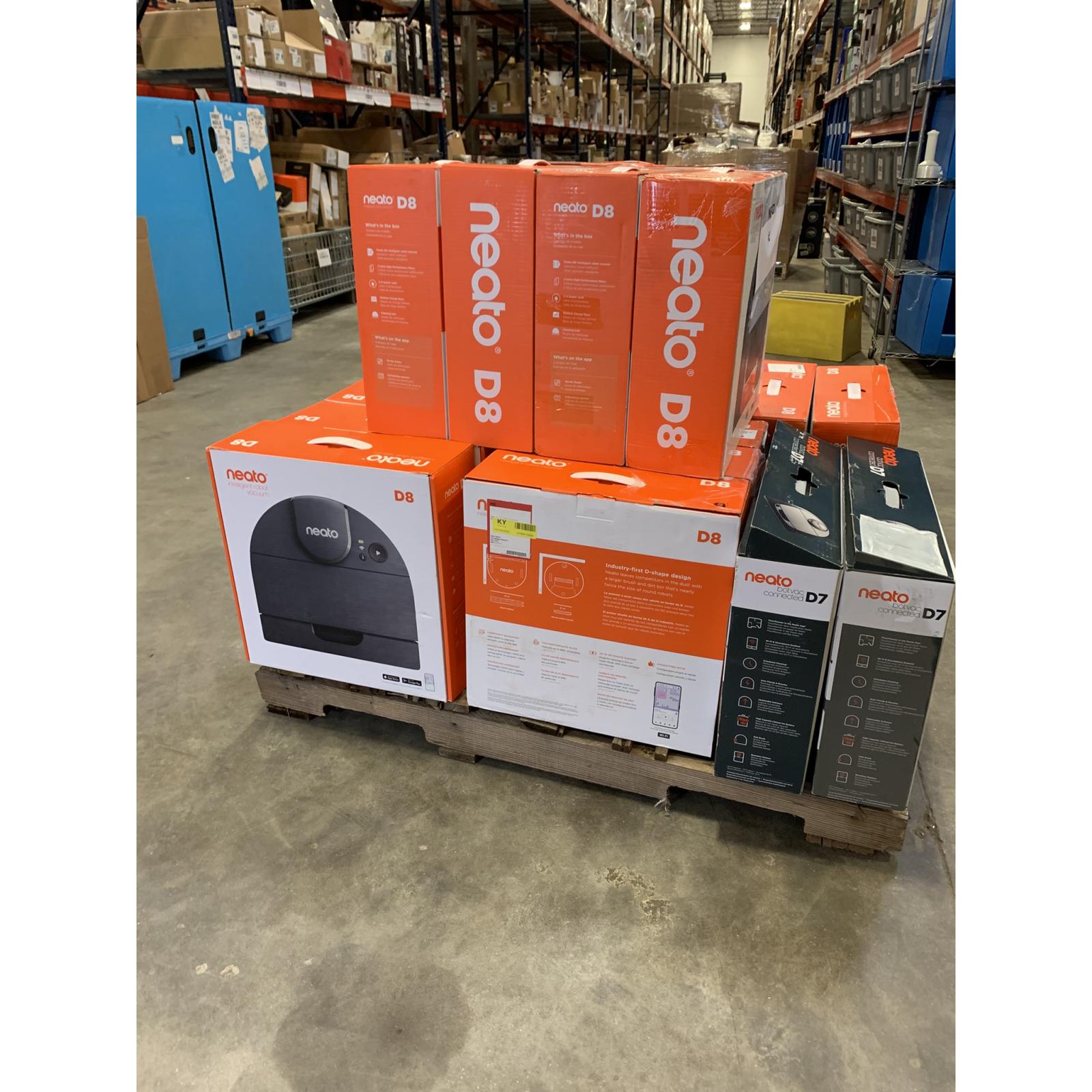 Irving Location- PALLET OF 20 NEATO ROBOT VACUUMS