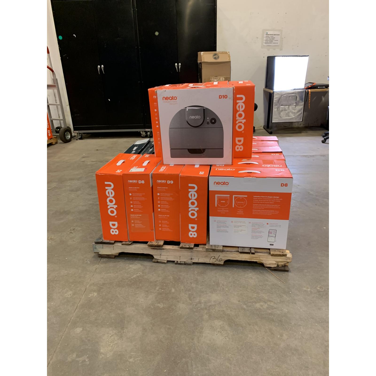 Irving Location- PALLET OF 20 NEATO ROBOT VACUUMS