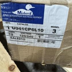 Springtown Location-Midwest RV Pedestal 70A POST 30/20GFCI LIGHTED U041CP6L10