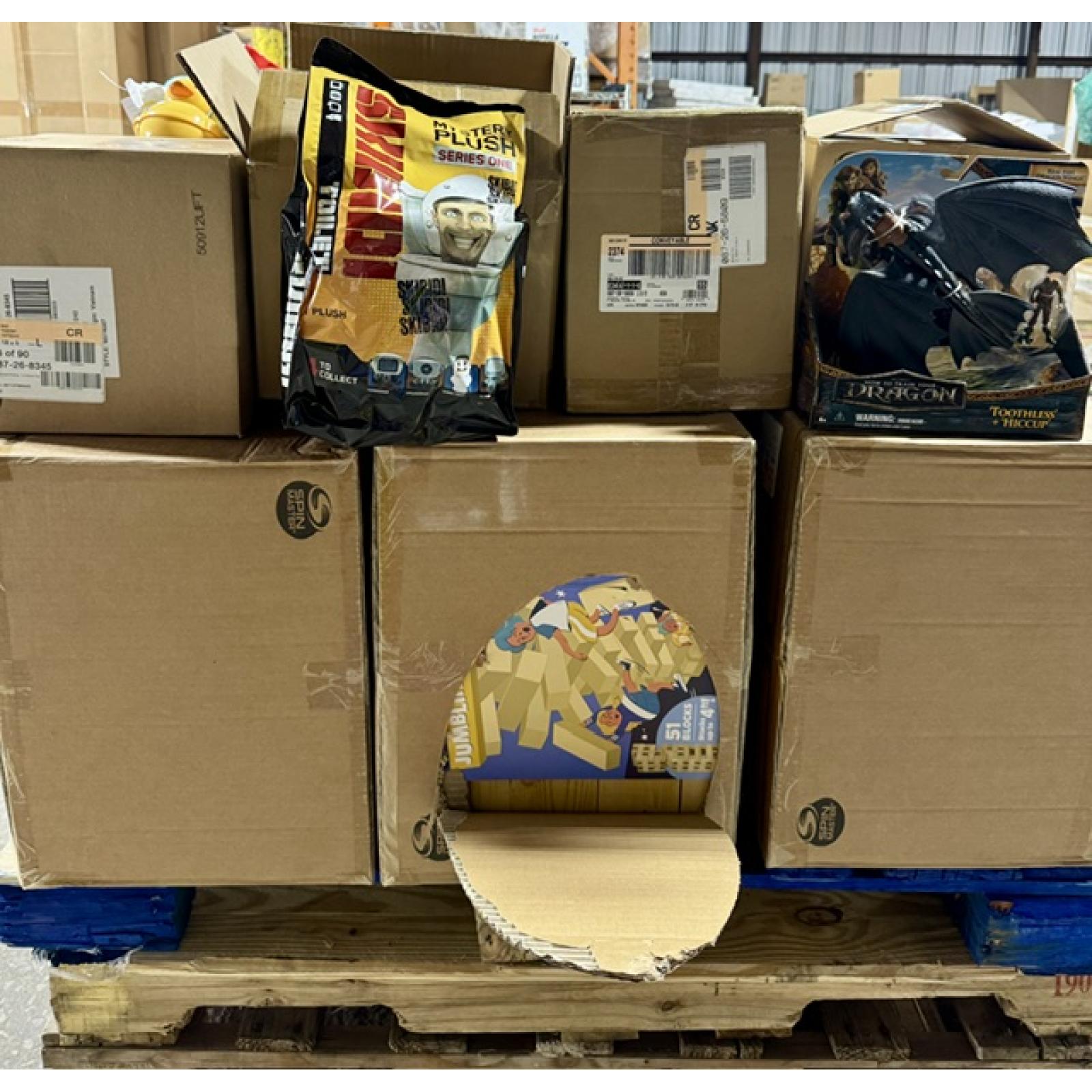 Springtown Location- Bullseye Toys & Plushes Mixed Pallet
