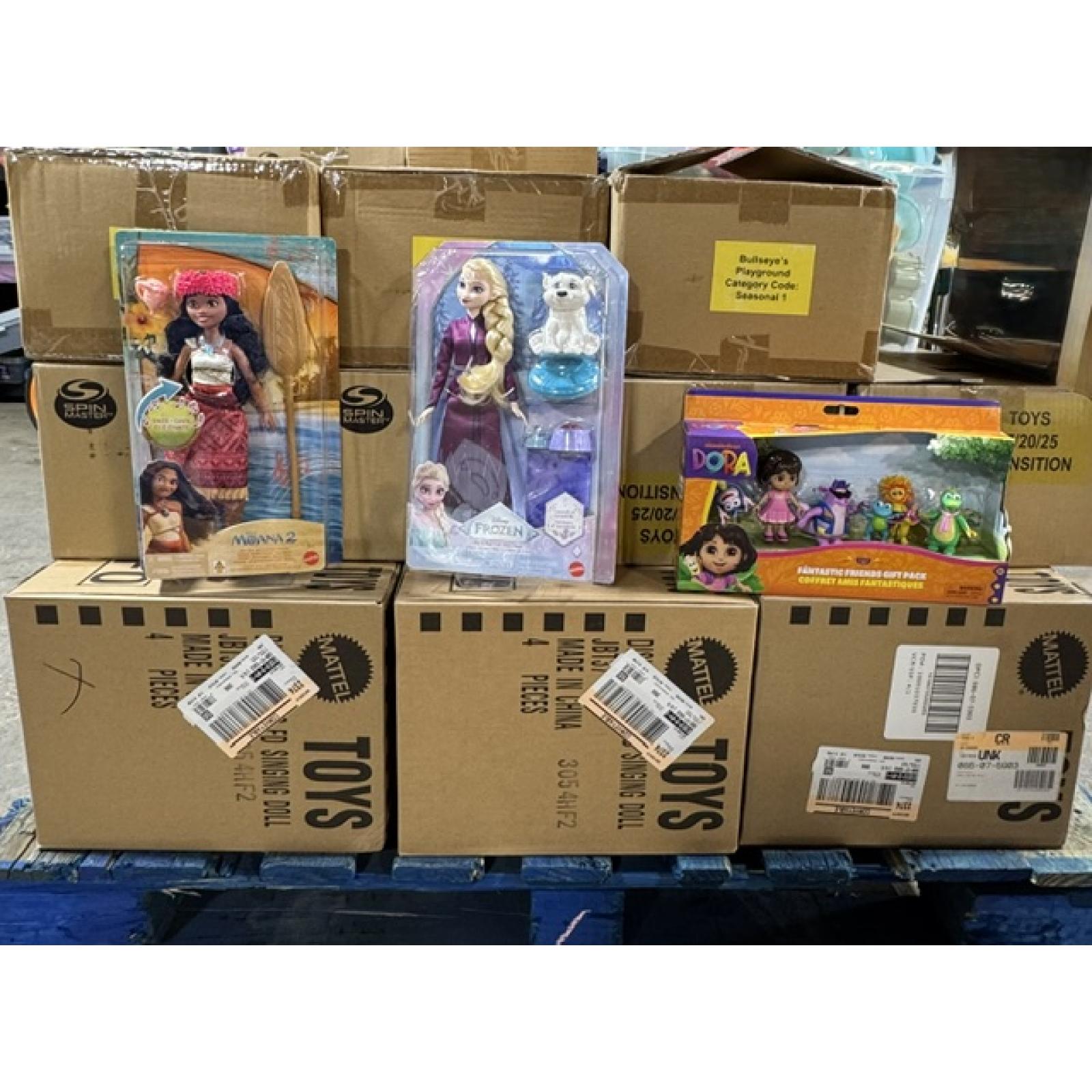 Springtown Location- Bullseye Toys & Plushes Mixed Pallet