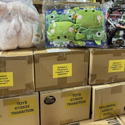 Springtown Location- Bullseye Toys & Plushes Mixed Pallet