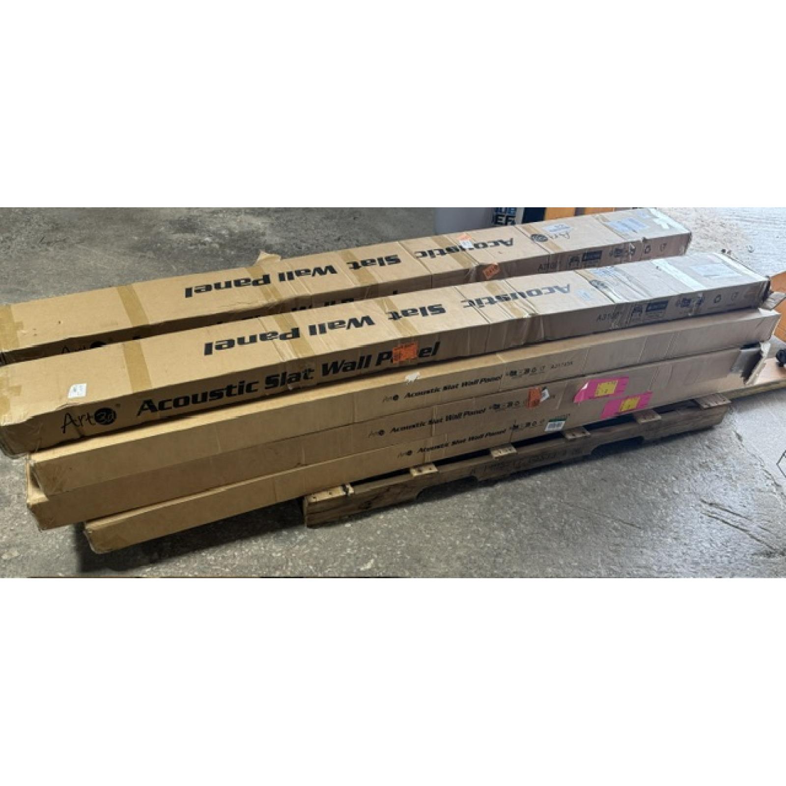 Springtown Location-8 boxes of Acoustic/Sound proof Slat Wall Panels