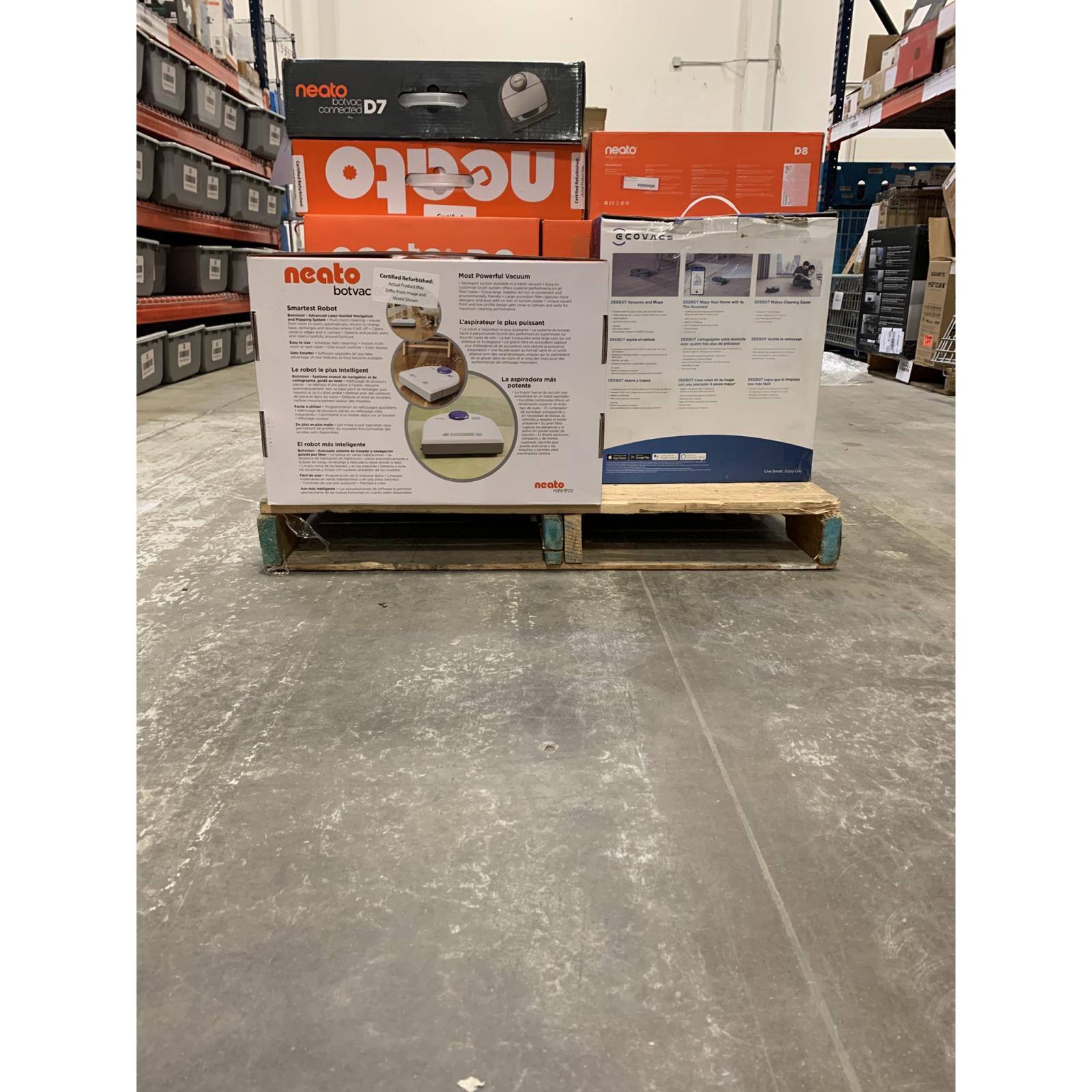 PALLET OF 20 NEATO ROBOT VACUUMS